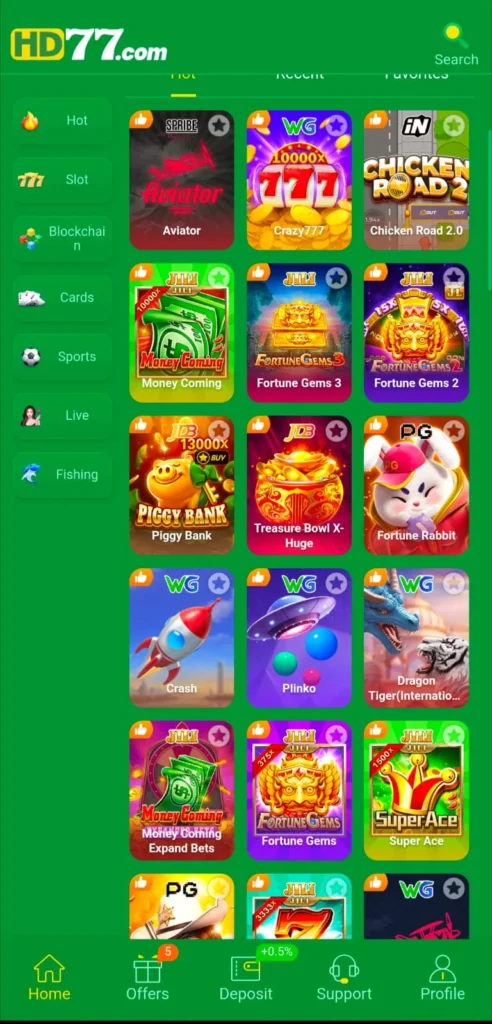 HD77 Games
