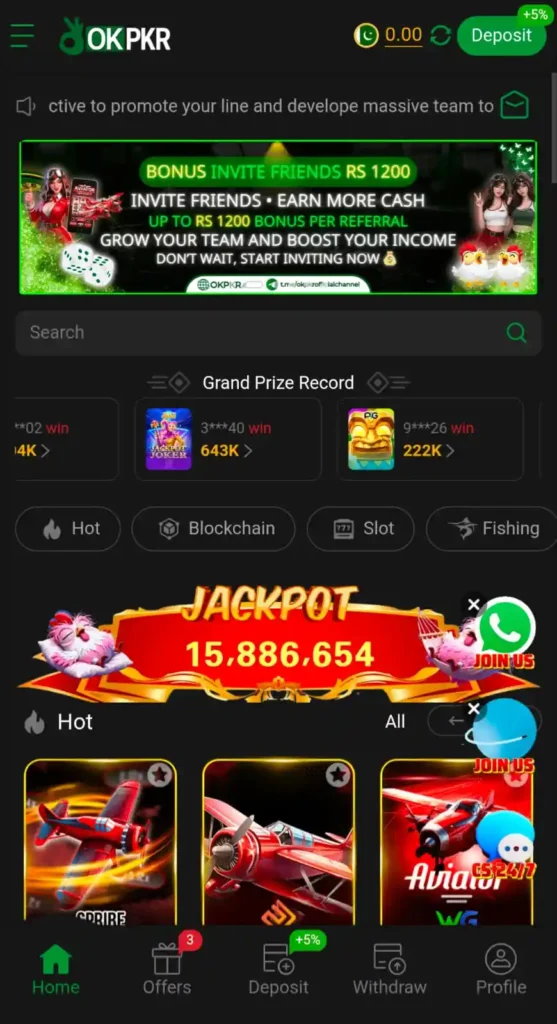 OKPKR Game Interface