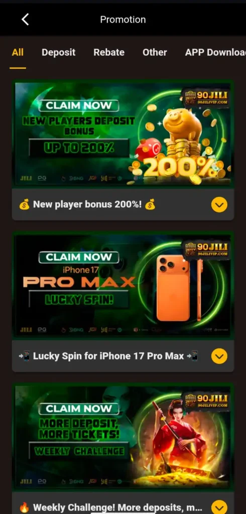 90Jili Game Bonuses