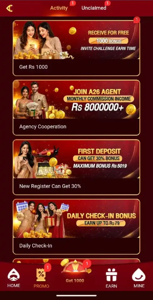 A26 Game Bonuses