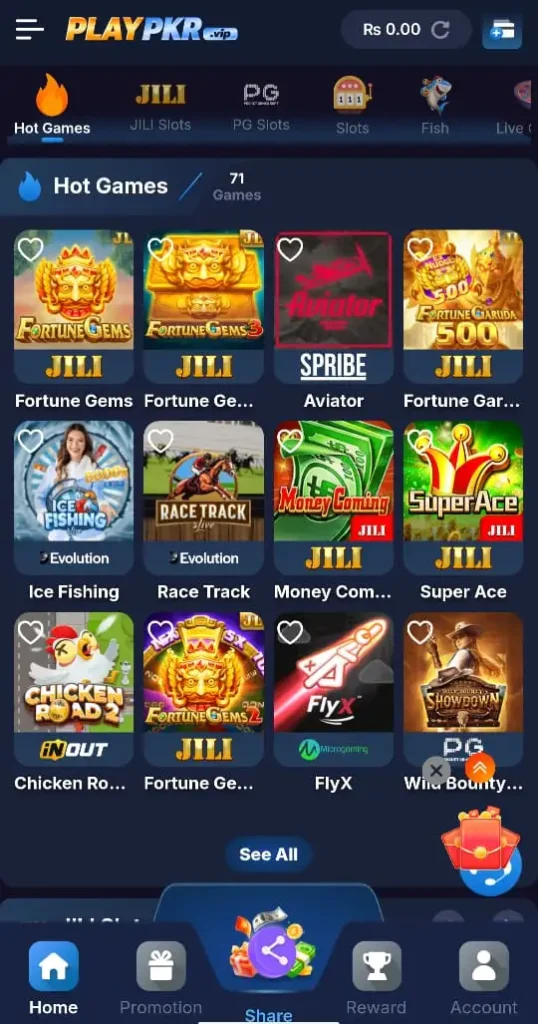 Play PKR Games