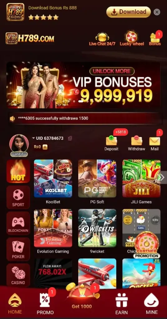H789 Game Interface