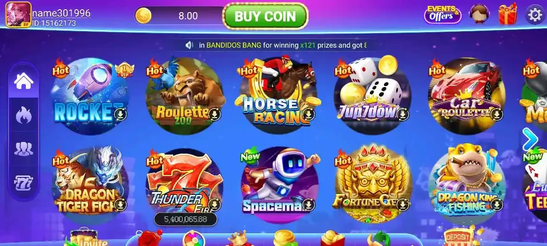 PKR92 Game Interface